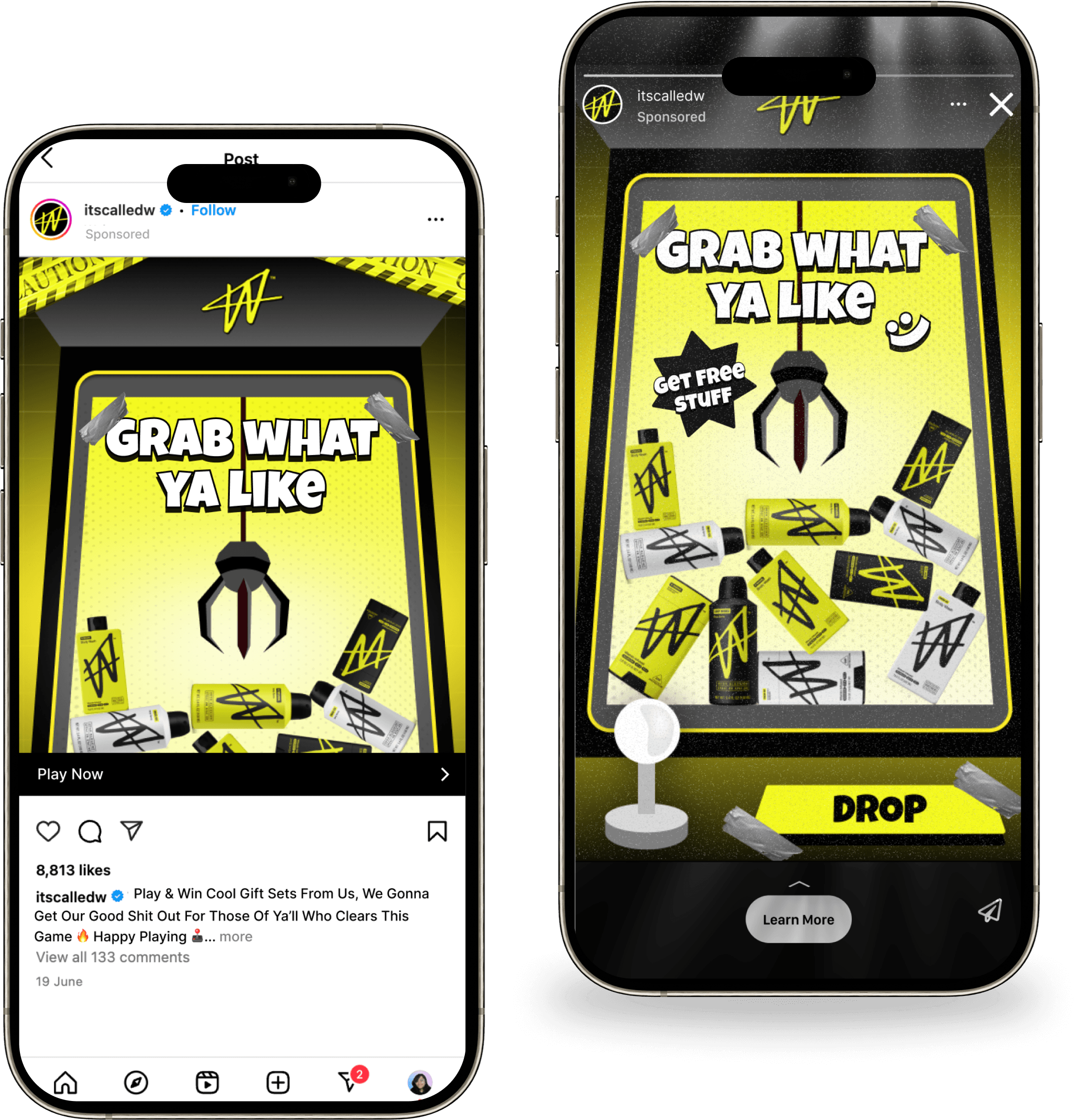 mockup for instagram ads