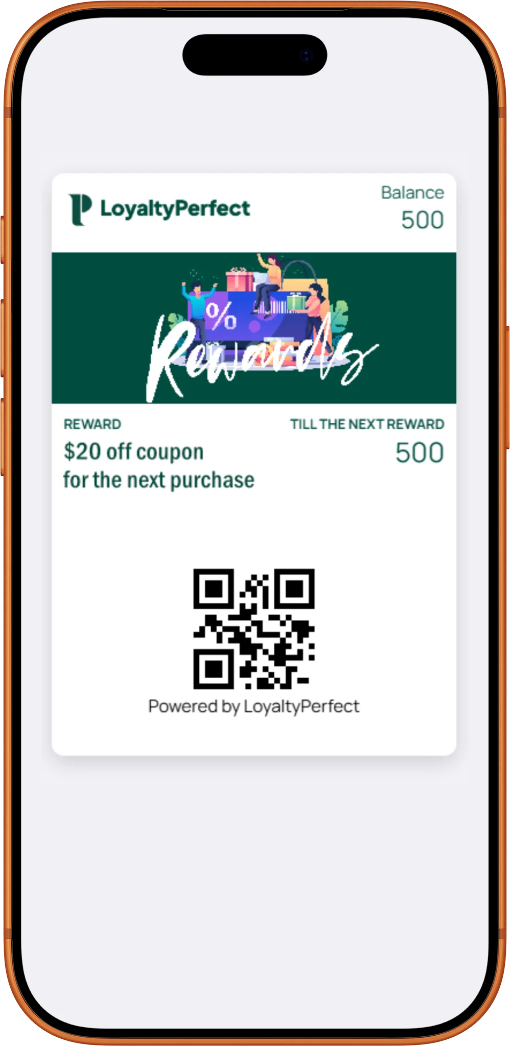 Mockup Reward Card